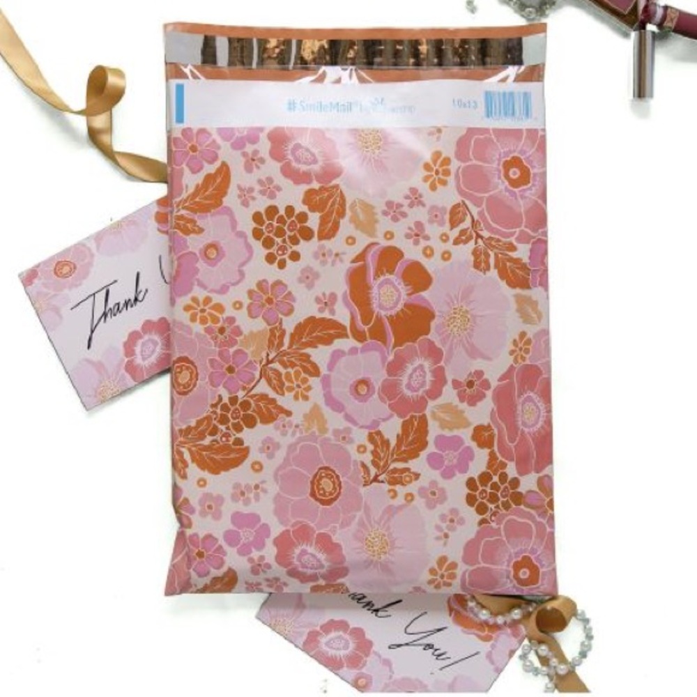 Fall Floral Poly Mailers 19 x 24 Pack of 10 - Picture 5 of 5